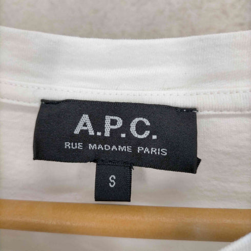 アーペーセー A.P.C. ロゴプリントL/Sカットソー メンズ JPN:S