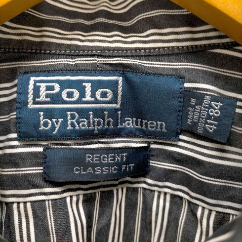 ポロバイラルフローレン Polo by RALPH LAUREN 90s REGENT CLASSIC FIT ストライプBDシャツ メンズ 41-84