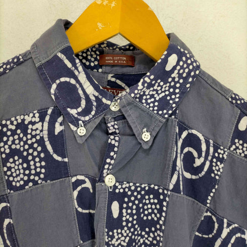- CLEVE USA製パッチワークシャツ メンズ