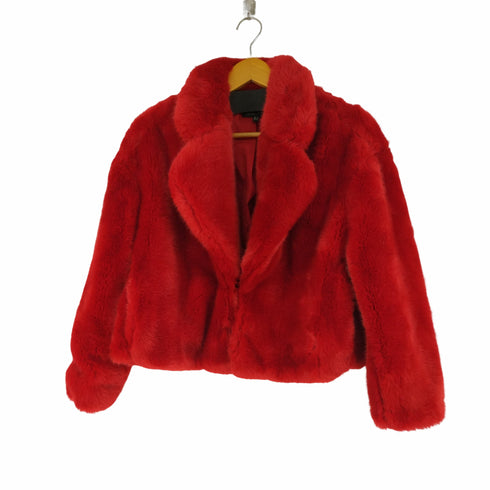 ザラ ZARA ファージャケット レディース import:M