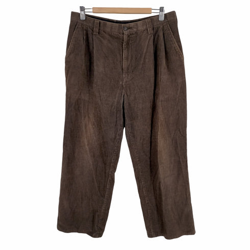 クラフトアンドバロー Croft&Barrow 2タックコーデュロイパンツ メンズ W34