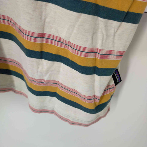 パタゴニア patagonia 17年製 マルチカラーボーダーTシャツ SQUEAKY CLEAN POCKET T-SHIRT メンズ import:S