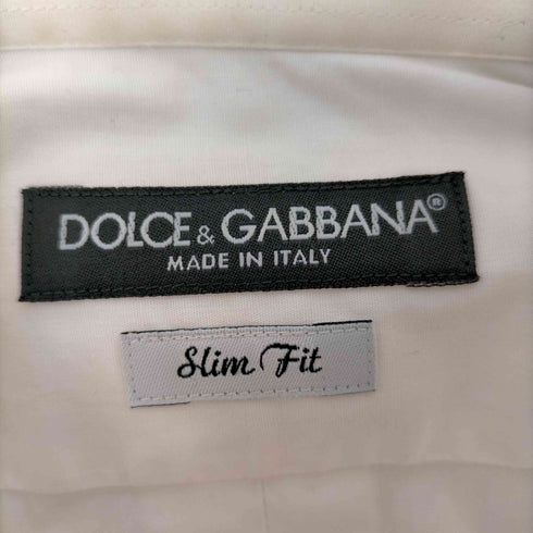 ドルチェアンドガッバーナ DOLCE&GABBANA L/S SLIM FIT レギュラーカラーシャツ メンズ US:40