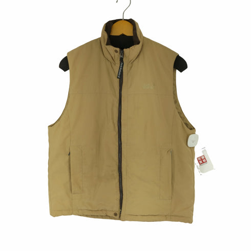 ジャックウルフスキン JACK WOLFSKIN フロント刺繍中綿ベスト メンズ import:M