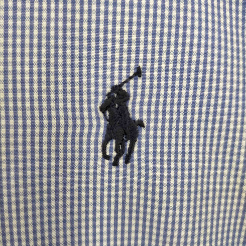 ラルフローレン RALPH LAUREN BLAKE ポニー刺繍 ギンガムチェック BDシャツ メンズ import:M