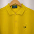 フレッドペリー FRED PERRY MADE IN ENGLAND ロゴ刺繍 鹿の子ポロシャツ メンズ import:S