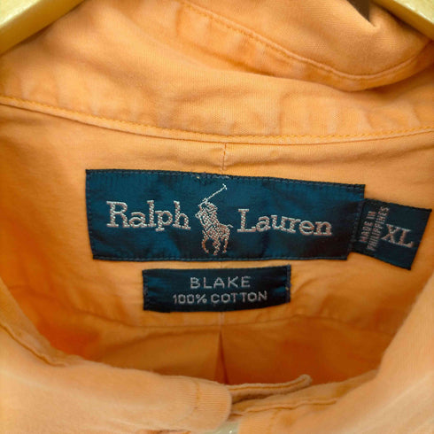 ラルフローレン RALPH LAUREN BLAKE ポニー刺繍 コットンS/Sシャツ メンズ import:XL
