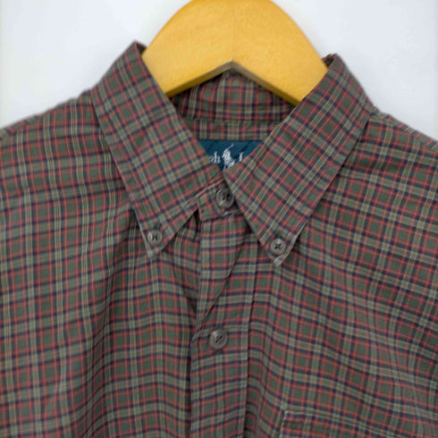 ラルフローレン RALPH LAUREN チェック L/Sシャツ メンズ import:S