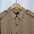 ポロバイラルフローレン Polo by RALPH LAUREN 90S G.I.SHIRT リネンエポレットシャツ メンズ import:XL