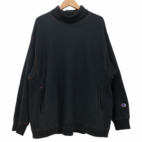 チャンピオン Champion ステッチデザイン タートルネック スウェット メンズ import:L
