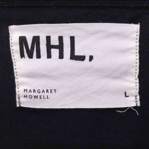 エムエイチエル マーガレットハウエル MHL. MARGARET HOWELL ロゴプリント クルーネックTシャツ メンズ import:L