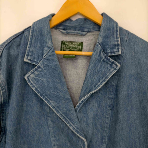 ポロカントリーラルフローレン POLO COUNTRY RALPH LAUREN RALPH LAUREN COUNTRY マリンボタン デニムテーラードジャケット メンズ import:M