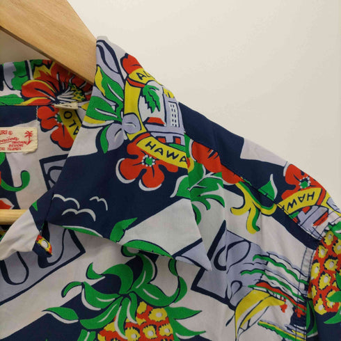 サンサーフ SUN SURF S/S RAYON HAWAIIAN SHIRT ALOHA HAWAII アロハシャツ メンズ import:S