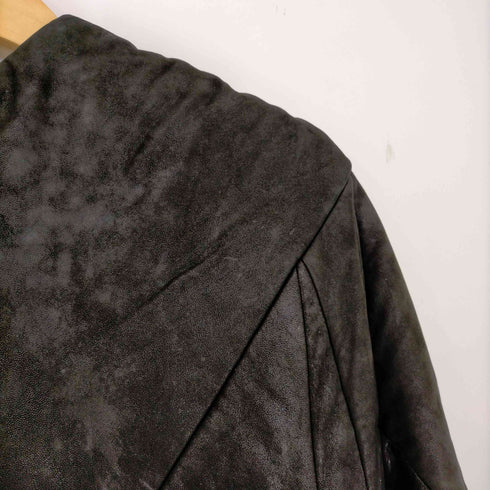 ユリウス JULIUS Lamb Leather Hooded Jacket メンズ JPN:1