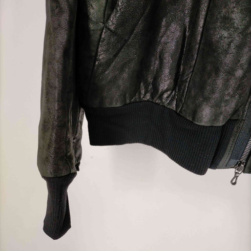 ユリウス JULIUS Lamb Leather Hooded Jacket メンズ JPN:1