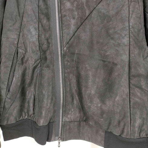 ユリウス JULIUS Lamb Leather Hooded Jacket メンズ JPN:1