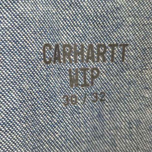 カーハートワークインプログレス Carhartt WIP BIB OVERALL チュニジア製 デニムオーバーオール メンズ 30×32