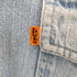 リーバイス Levis 70S 刻印73 オレンジタブ デニムオープンカラーシャツ シガレットポケット メンズ