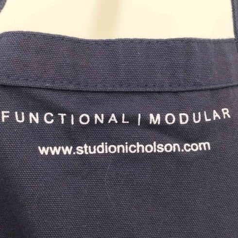 スタジオニコルソン STUDIO NICHOLSON ロゴプリント トートバッグ メンズ