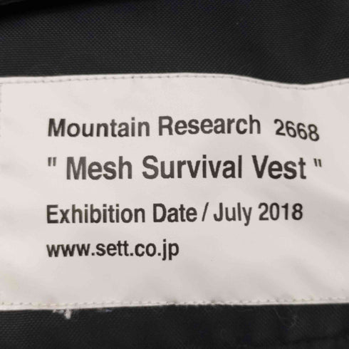 マウンテンリサーチ MOUNTAIN RESEARCH Mesh Survival Vest メンズ