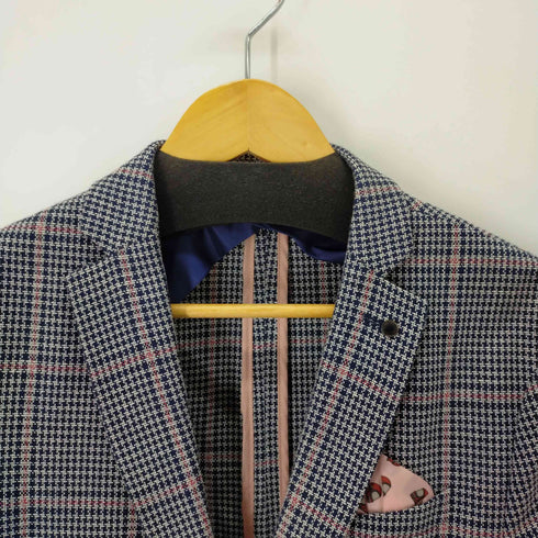 ザラマン ZARA MAN チェックテーラードジャケット メンズ 50