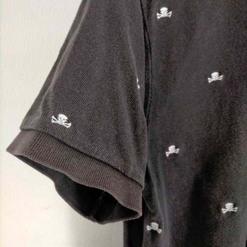 ポロバイラルフローレン Polo by RALPH LAUREN CUSTOM FIT スカル柄 鹿の子 ポロシャツ メンズ JPN:M