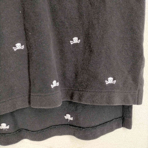 ポロバイラルフローレン Polo by RALPH LAUREN CUSTOM FIT スカル柄 鹿の子 ポロシャツ メンズ JPN:M