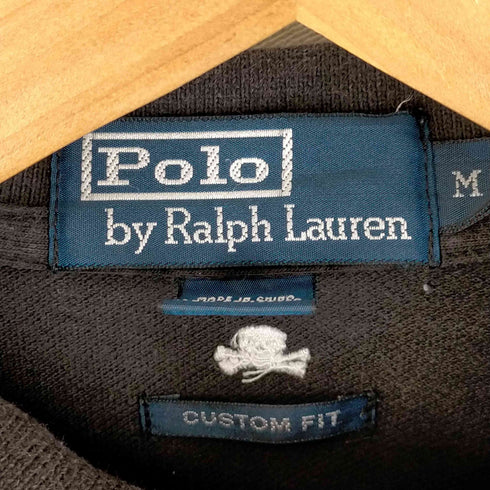 ポロバイラルフローレン Polo by RALPH LAUREN CUSTOM FIT スカル柄 鹿の子 ポロシャツ メンズ JPN:M