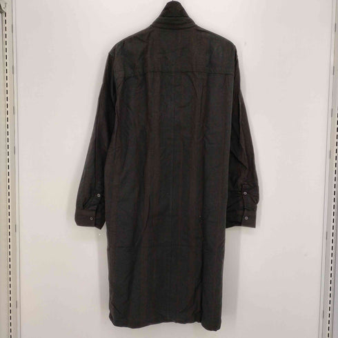 ユリウス JULIUS JACQUARD LONGLINE SHIRT ステンカラーロングシャツ メンズ JPN:2