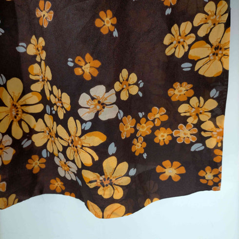 フルギ PYKETTES 70S 花柄 開襟 長袖ブラウス メンズ