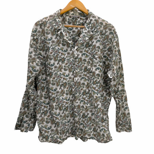 フルギ PLEETWAY VINTAGE ペイズリー柄 パジャマシャツ メンズ