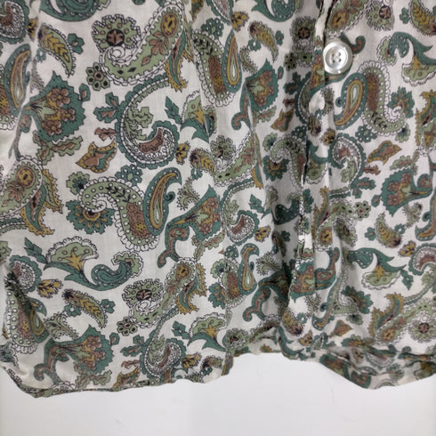 フルギ PLEETWAY VINTAGE ペイズリー柄 パジャマシャツ メンズ