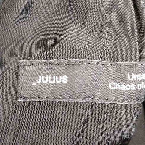 ユリウス JULIUS Dusk;期 VINTAGE SATIN TUCK TROUSER メンズ JPN:2