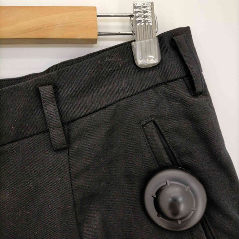 ブラックコムデギャルソン BLACK COMME des GARCONS 09SS ウールギャバ タックサルエルパンツ メンズ JPN:S