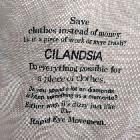チランドシア CILANDSIA サイドジップ 総柄カットソー レディース