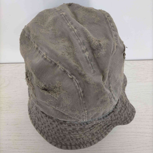 ユリウス JULIUS COTTON DENIM 8oz COATING クラッシュ ハット メンズ 2