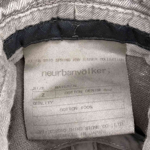 ユリウス JULIUS COTTON DENIM 8oz COATING クラッシュ ハット メンズ 2