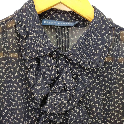 ラルフローレン RALPH LAUREN ドットフリルブラウス レディース 2