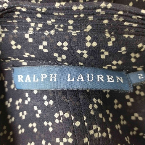 ラルフローレン RALPH LAUREN ドットフリルブラウス レディース 2