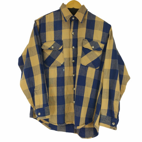 セントジョンズベイ ST JOHNS BAY 80-90S チェックネル L/S シャツ メンズ import:M