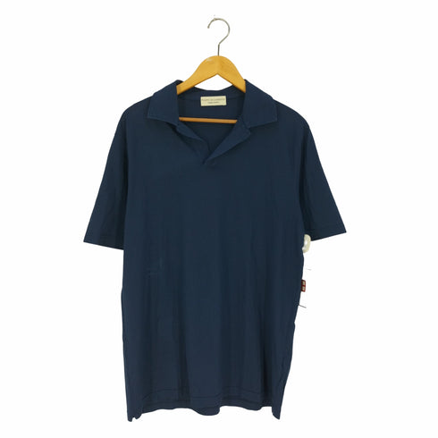 FILIPPO DE LAURENTIIS ノーボタンコットンスキッパーポロシャツ メンズ EUR:54