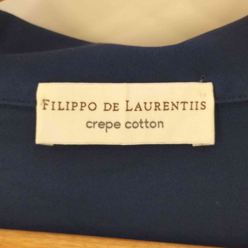 FILIPPO DE LAURENTIIS ノーボタンコットンスキッパーポロシャツ メンズ EUR:54