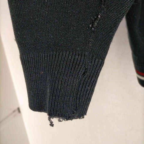 Cashmilon アクリルデザインカーディガン メンズ