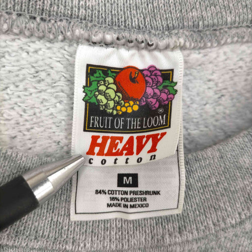 フルーツオブザルーム FRUIT OF THE LOOM 両面プリント クルーネックスウェット ヒップホップ メンズ import:M