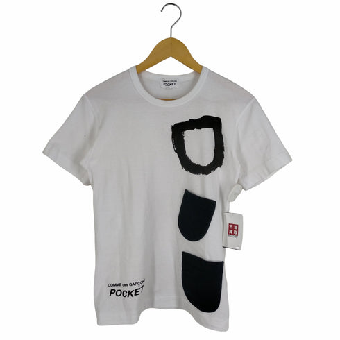 コムデギャルソンポケット COMME des GARCONS POCKET グラフィックプリントクルーネックTシャツ レディース JPN:S
