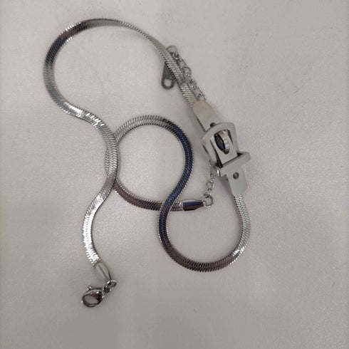 STAINLESS STEEL デザインネックレス メンズ