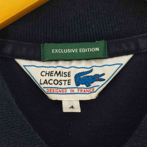 シュミーズ ラコステ CHEMISE LACOSTE EXCLUSIVE EDITION ロゴワッペン 鹿の子ポロシャツ メンズ 4