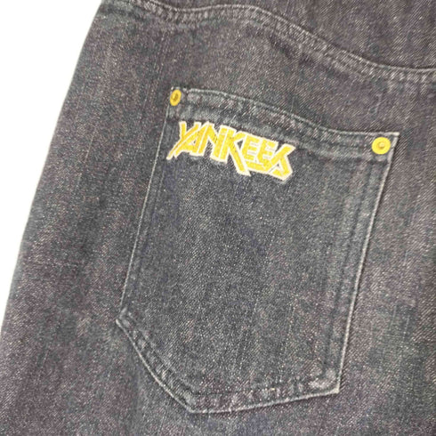 エムエルビー MLB 刺繍デザインデニムパンツ メンズ