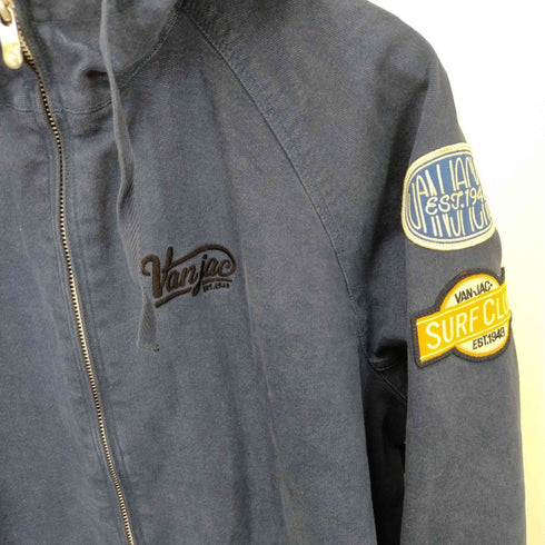 ヴァン VAN フロント刺繍ラグランデニムフーデットジャケット メンズ JPN:M
