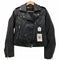 ザラ ZARA フェイクレザーライダースジャケット レディース import:M